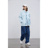 Unisex Jacket Vintage Jacket Loose Lapels Coat